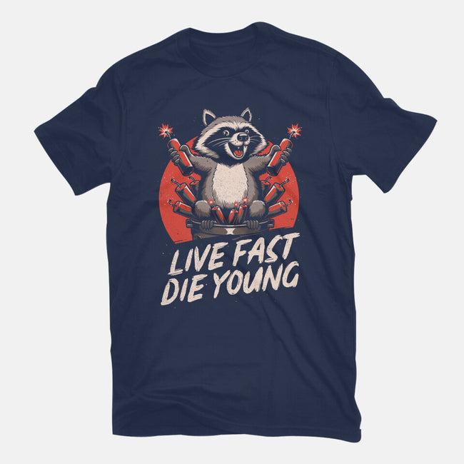Raccoon Garbage Chaos-Unisex-Basic-Tee-Studio Mootant