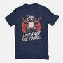 Raccoon Garbage Chaos-Unisex-Basic-Tee-Studio Mootant