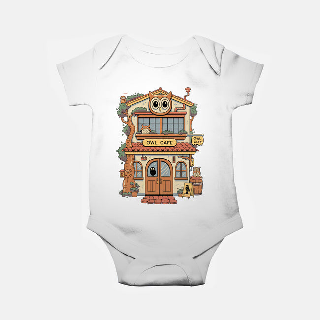 Owl Cafe-Baby-Basic-Onesie-vp021