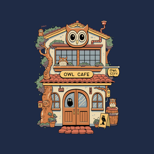 Owl Cafe-Unisex-Pullover-Sweatshirt-vp021