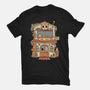 Owl Cafe-Womens-Fitted-Tee-vp021