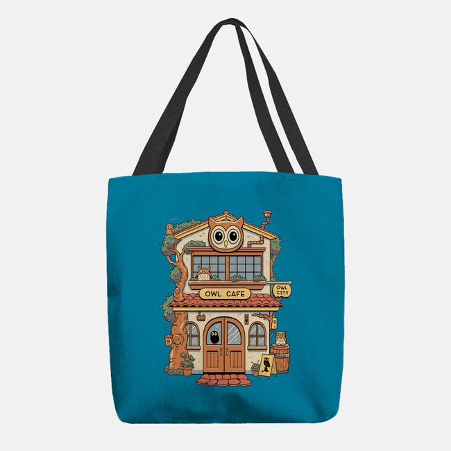 Owl Cafe-None-Basic Tote-Bag-vp021