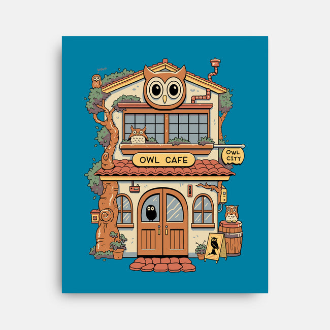 Owl Cafe-None-Stretched-Canvas-vp021