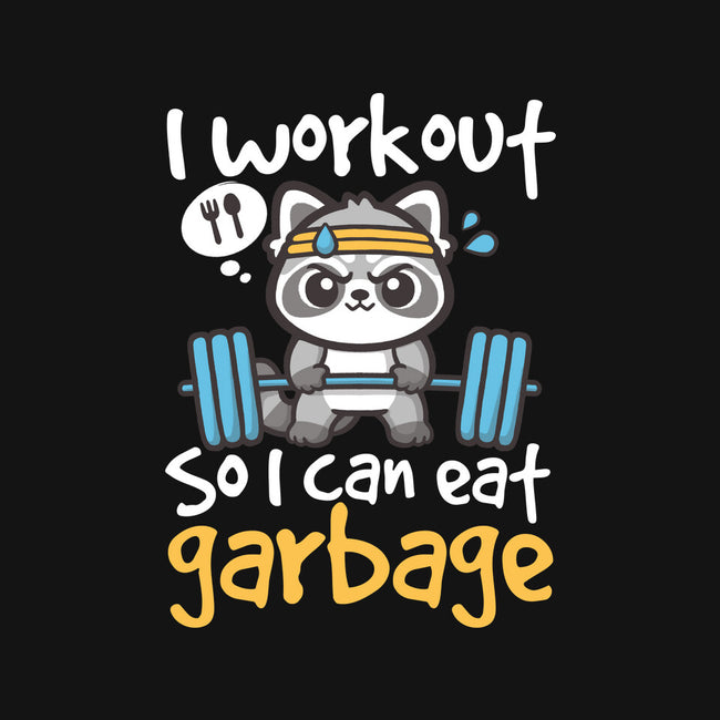 Raccoon Workout-None-Drawstring-Bag-NemiMakeit