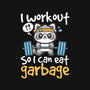 Raccoon Workout-None-Drawstring-Bag-NemiMakeit