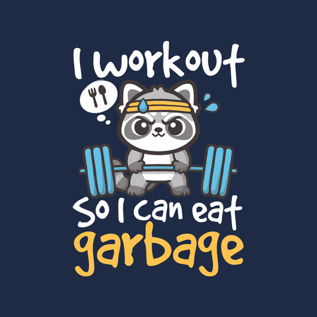 Raccoon Workout-None-Drawstring-Bag-NemiMakeit