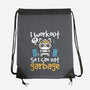 Raccoon Workout-None-Drawstring-Bag-NemiMakeit