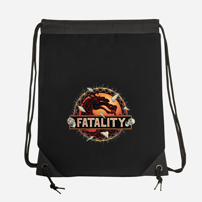 Fatality Park-None-Drawstring-Bag-glitchygorilla