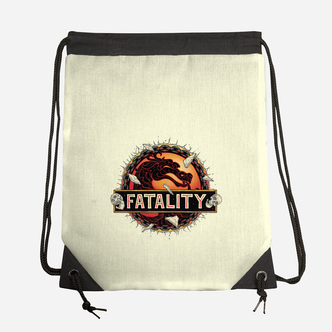 Fatality Park-None-Drawstring-Bag-glitchygorilla