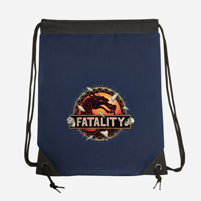 Fatality Park-None-Drawstring-Bag-glitchygorilla