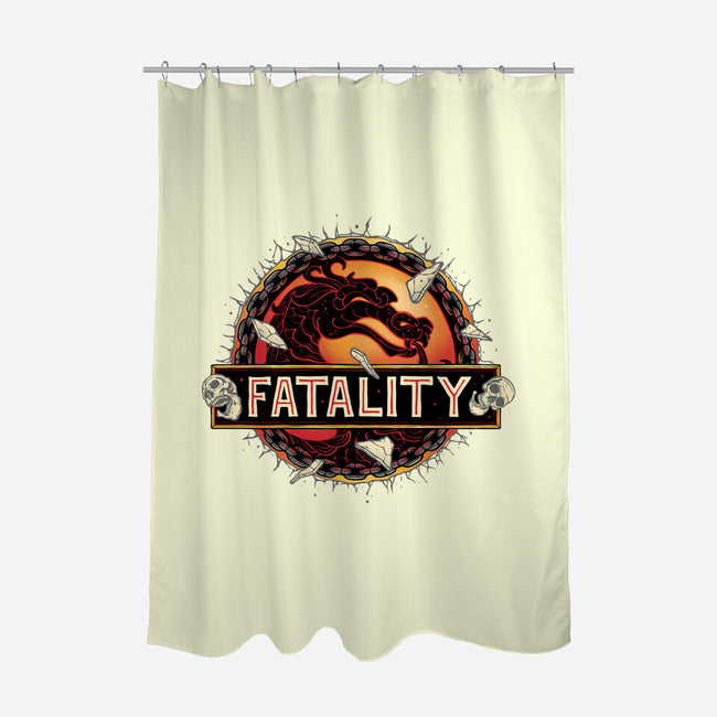 Fatality Park-None-Polyester-Shower Curtain-glitchygorilla