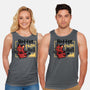 Cat Hotter Than Hell-Unisex-Basic-Tank-NemiMakeit