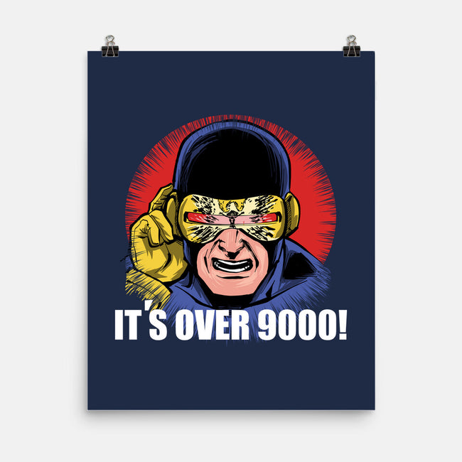 Phoenix It's Over 9000-None-Matte-Poster-zascanauta