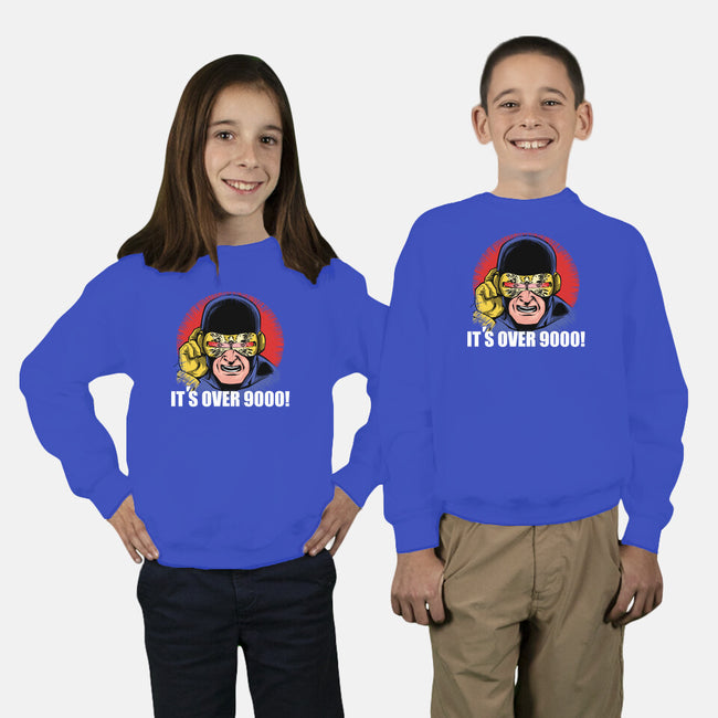 Phoenix It's Over 9000-Youth-Crew Neck-Sweatshirt-zascanauta