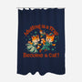 Become A Cat-None-Polyester-Shower Curtain-worlddominationforcats