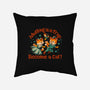 Become A Cat-None-Removable Cover w Insert-Throw Pillow-worlddominationforcats