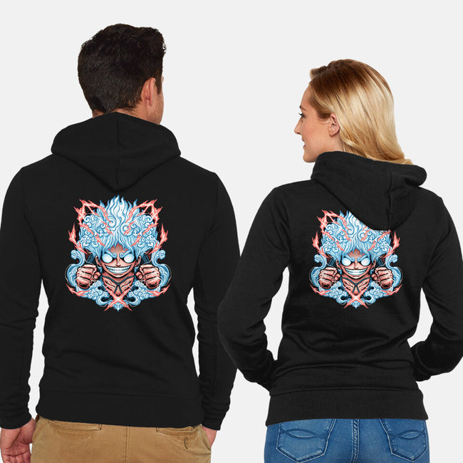 The Great Awakening-Unisex-Zip-Up-Sweatshirt-glitchygorilla