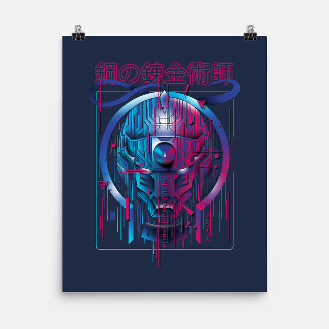 Alphonse Mecha-None-Matte-Poster-silentOp