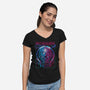 Alphonse Mecha-Womens-V-Neck-Tee-silentOp