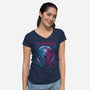 Alphonse Mecha-Womens-V-Neck-Tee-silentOp