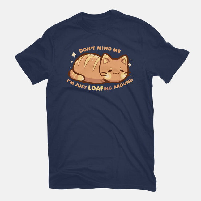 LOAFing Around Cat-Unisex-Basic-Tee-TechraNova