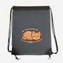 LOAFing Around Cat-None-Drawstring-Bag-TechraNova