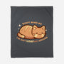 LOAFing Around Cat-None-Fleece-Blanket-TechraNova