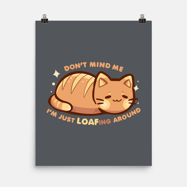 LOAFing Around Cat-None-Matte-Poster-TechraNova