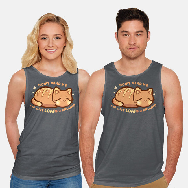 LOAFing Around Cat-Unisex-Basic-Tank-TechraNova