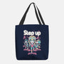 Step Up Peach-None-Basic Tote-Bag-Sketchdemao