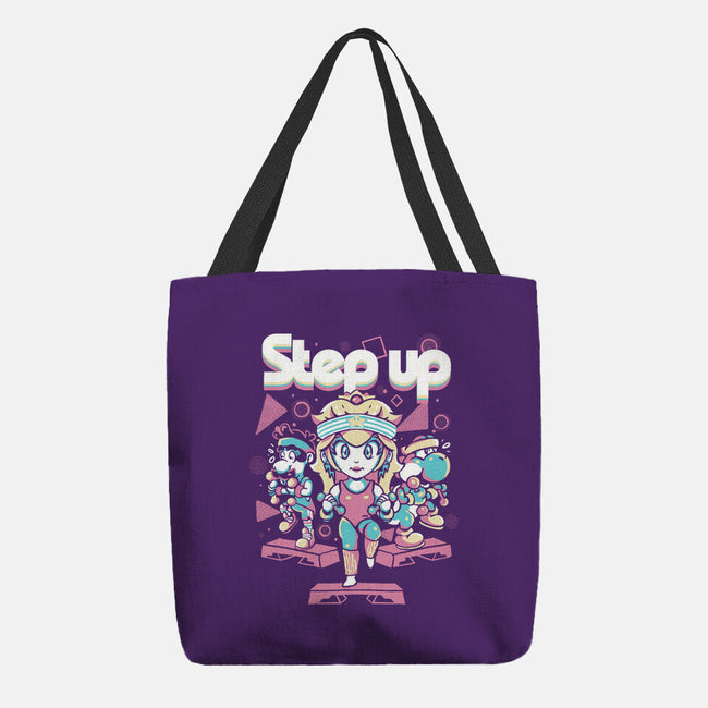 Step Up Peach-None-Basic Tote-Bag-Sketchdemao