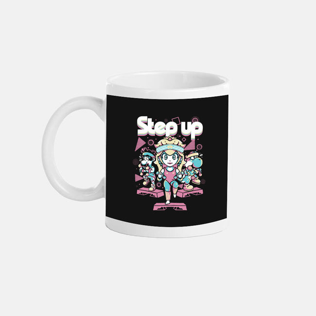 Step Up Peach-None-Mug-Drinkware-Sketchdemao