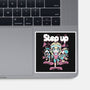 Step Up Peach-None-Glossy-Sticker-Sketchdemao