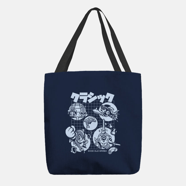 Good Old Games 01-None-Basic Tote-Bag-Sketchdemao