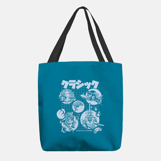 Good Old Games 01-None-Basic Tote-Bag-Sketchdemao