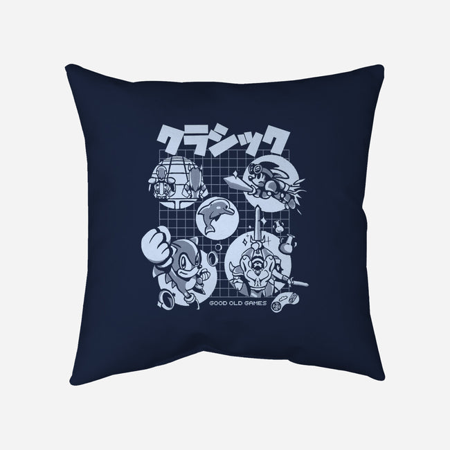 Good Old Games 01-None-Removable Cover w Insert-Throw Pillow-Sketchdemao