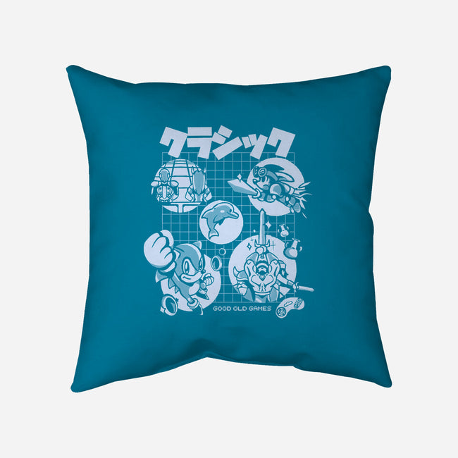 Good Old Games 01-None-Removable Cover w Insert-Throw Pillow-Sketchdemao