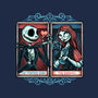 Skeleton Romance-Womens-Fitted-Tee-glitchygorilla