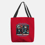 Skeleton Romance-None-Basic Tote-Bag-glitchygorilla