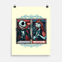 Skeleton Romance-None-Matte-Poster-glitchygorilla