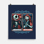 Skeleton Romance-None-Matte-Poster-glitchygorilla