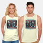 Skeleton Romance-Unisex-Basic-Tank-glitchygorilla