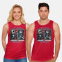 Skeleton Romance-Unisex-Basic-Tank-glitchygorilla