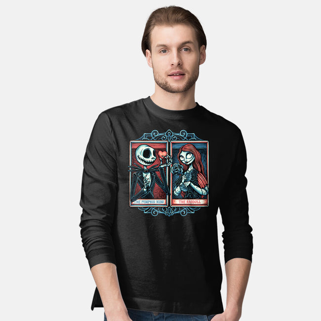 Skeleton Romance-Mens-Long Sleeved-Tee-glitchygorilla