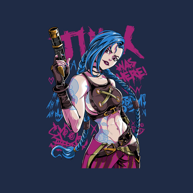Blue Hair Was Here-None-Drawstring-Bag-Nihon Bunka