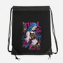 Blue Hair Was Here-None-Drawstring-Bag-Nihon Bunka