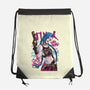 Blue Hair Was Here-None-Drawstring-Bag-Nihon Bunka