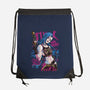 Blue Hair Was Here-None-Drawstring-Bag-Nihon Bunka