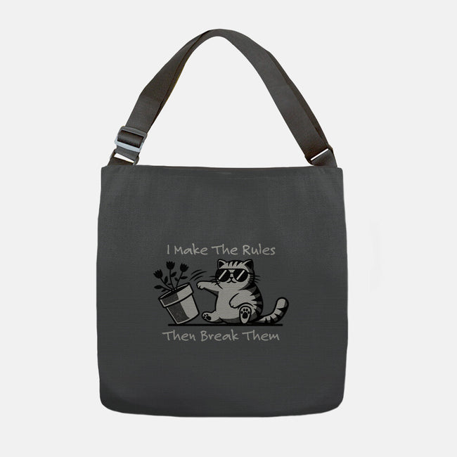 I Make The Rules-None-Adjustable Tote-Bag-Herk Up Tees