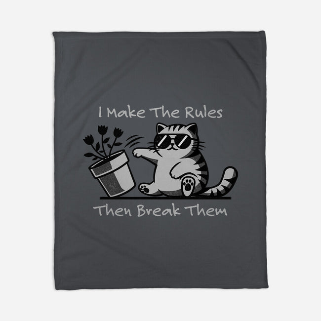 I Make The Rules-None-Fleece-Blanket-Herk Up Tees